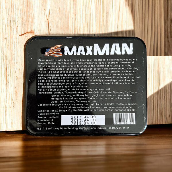 MaxMan Viagra Ve Geciktirici